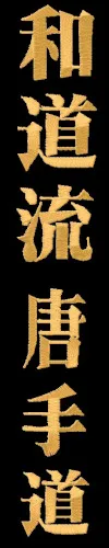 Schriftzeichen Wado Ryu Karate Do